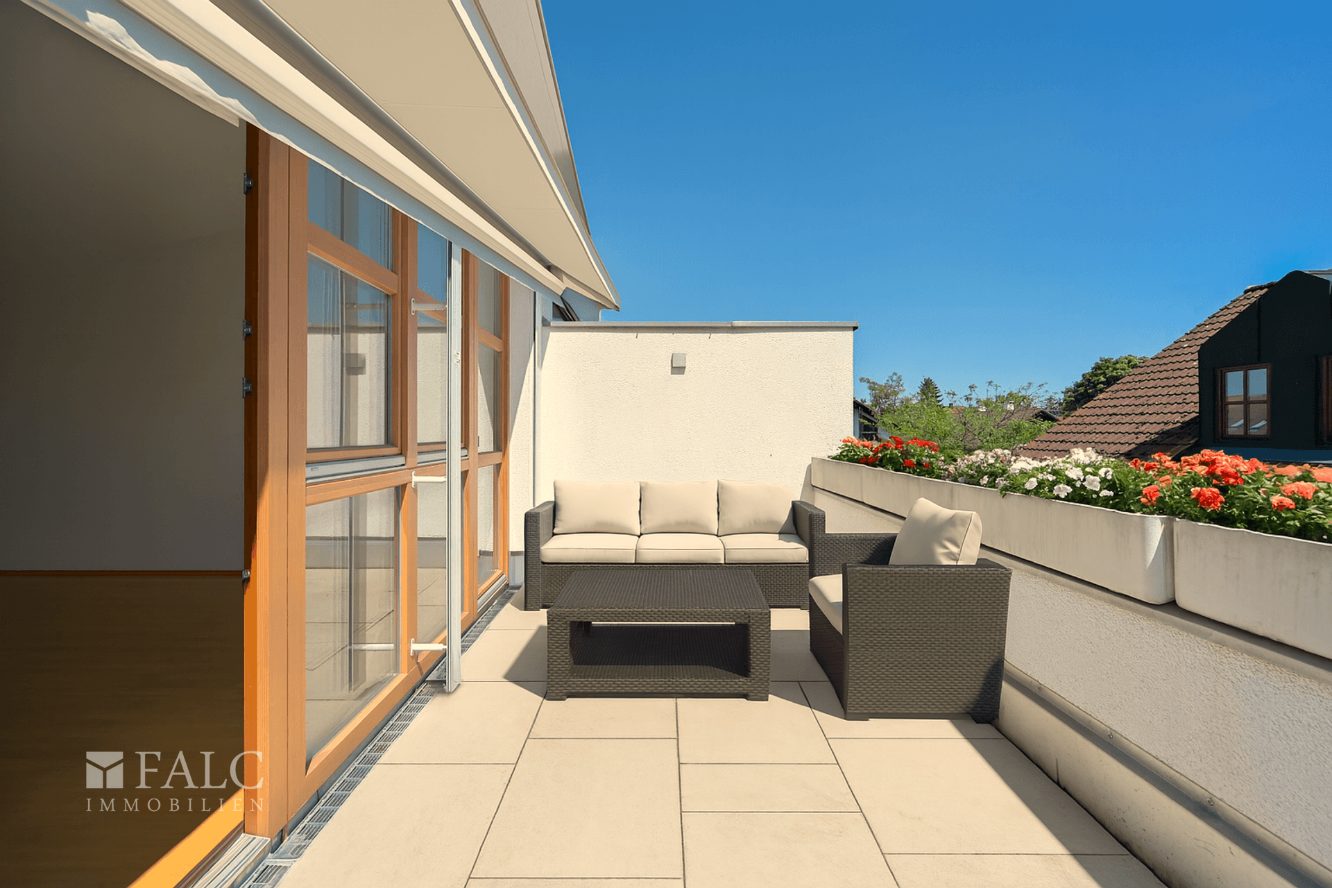 Dachterrasse Einrichtungsbeispiel